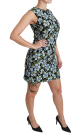 Elegante vestido floral mini tallo