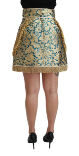 Elevate Your Wardrobe with Our Exquisite Gold Skirt