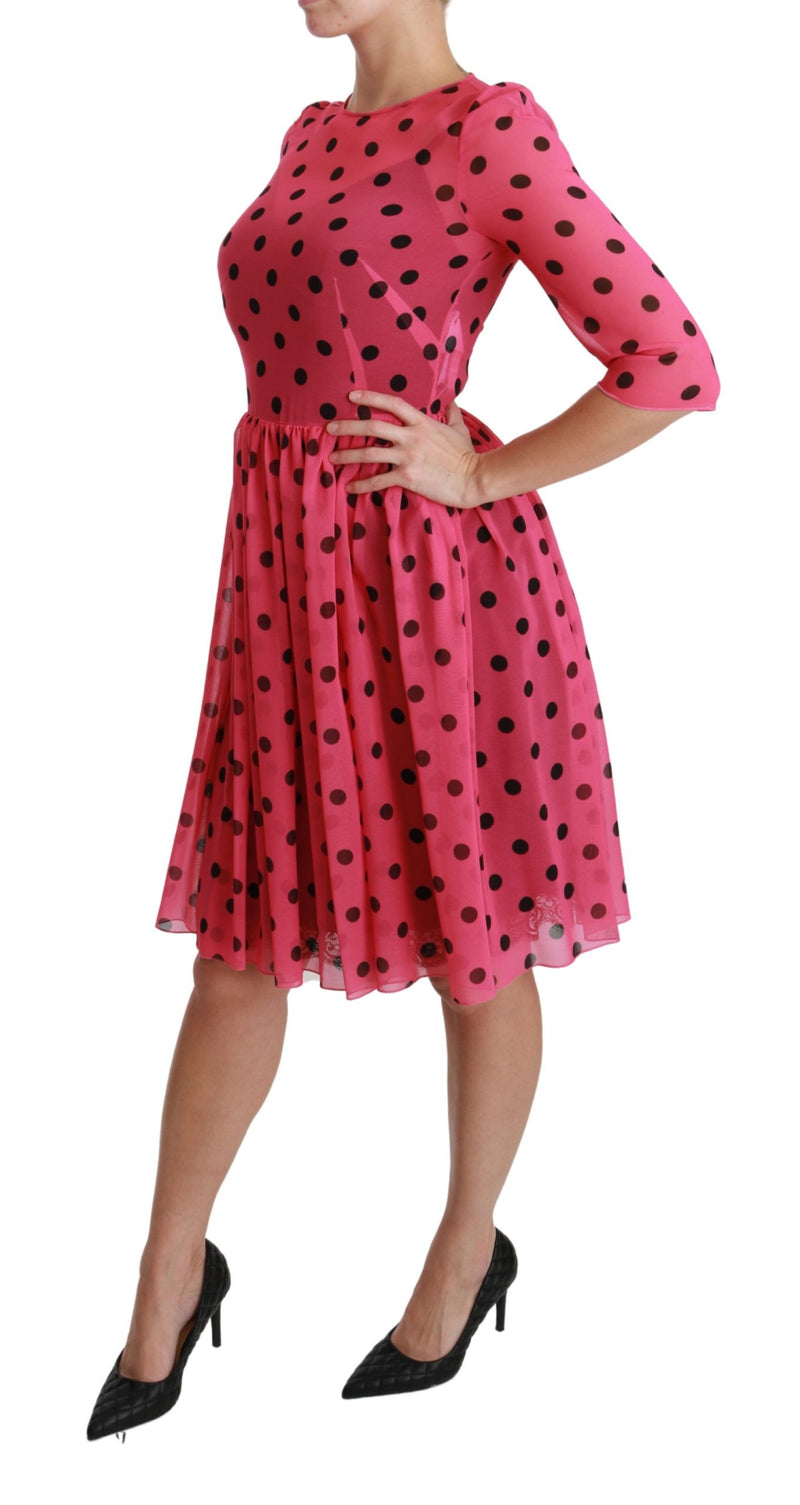 Κομψό Polka Dot A-Line Lane Lender Dress