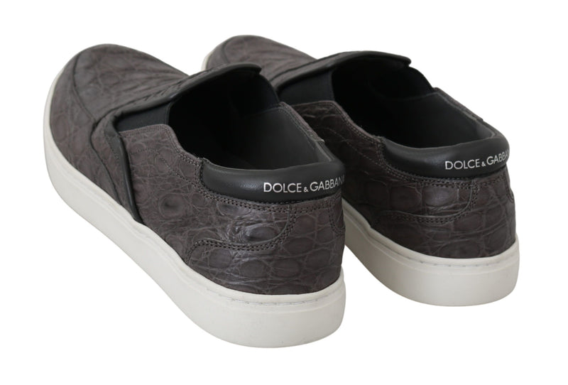 Elegantes mocasines de cuero Caiman Caiman