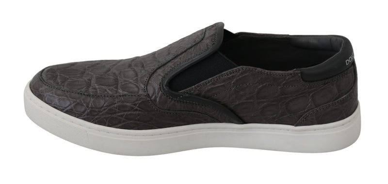 Elegantes mocasines de cuero Caiman Caiman