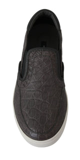 Elegantes mocasines de cuero Caiman Caiman