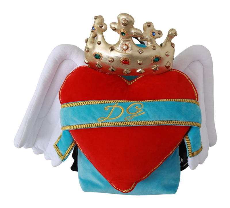 Mochila de alas de corazón con joyas