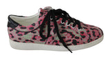 Sneaker in pelle multicolore