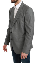 Blazer élégant Grey Fantasy Match Slim Fit