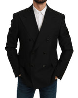 Κομψό μαύρο λεπτό Fit Formal Blazer