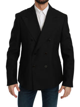 Κομψό μαύρο λεπτό Fit Formal Blazer