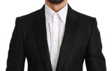 Slim Fit Martini Black Blazer Jacke