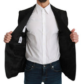 Slim Fit Martini Black Blazer Jacke