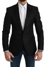 Slim Fit Martini Black Blazer Jacke