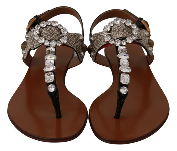 Elegante Riemchensandalen mit exotischer Zauber