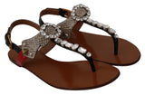 Elegante Riemchensandalen mit exotischer Zauber