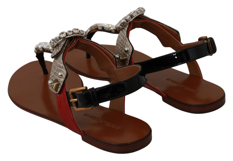 Elegante Riemchensandalen mit exotischer Zauber