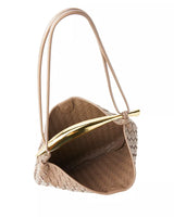 Medium Sardine Intrecciato Leather Shoulder Bag