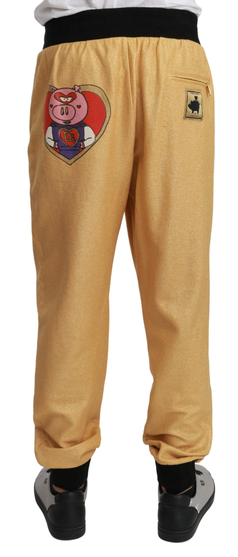 Pantalon de survêtement de motif d'or élégant