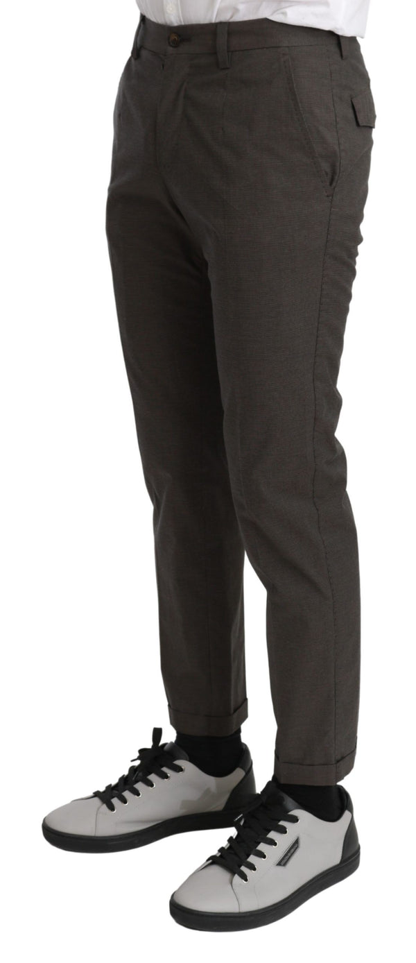 Eleganti pantaloni casual marroni