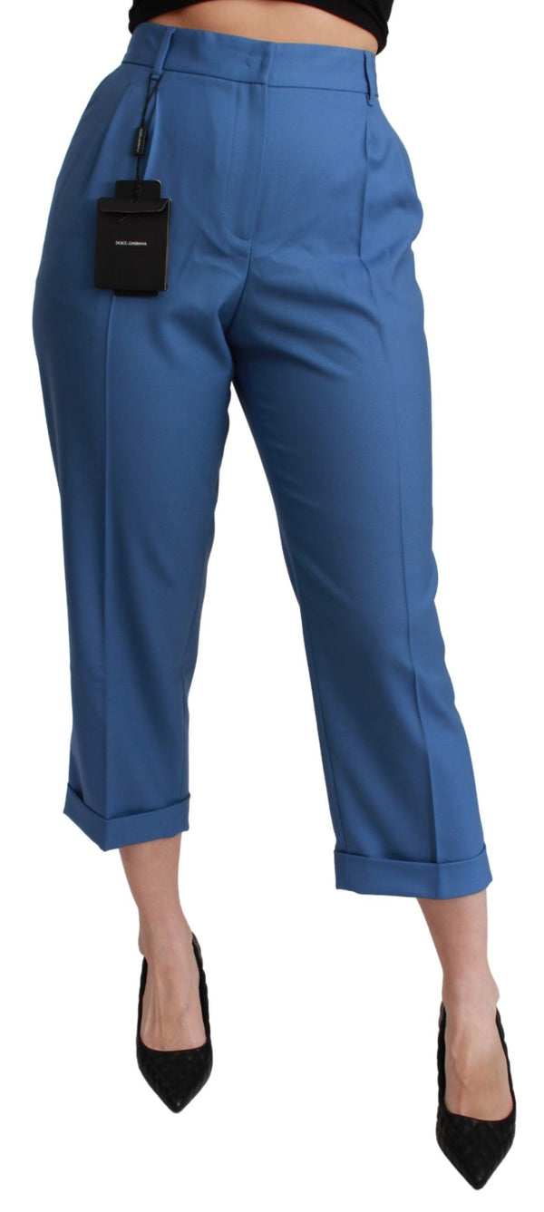 Pantaloni eleganti in lana piegata