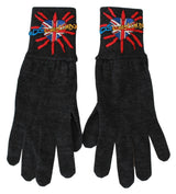 Guantes de lana virgen gris unisex