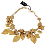 Elegante collar de encanto floral sicilia