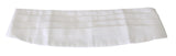 Elegante seda blanca cummerbund