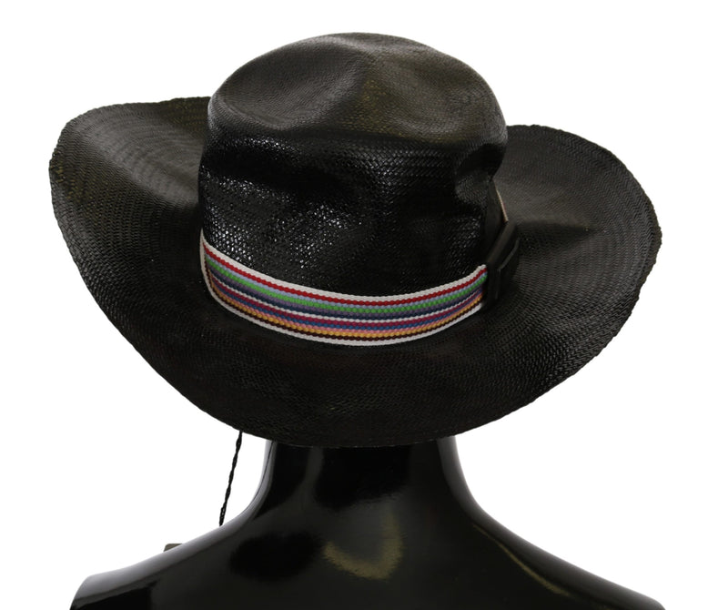 Cappello floppy nero chic - eleganza senza tempo