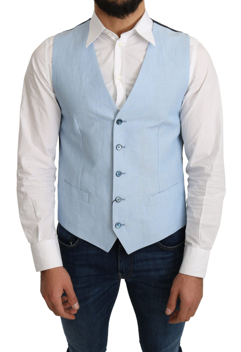 Elegante chaleco formal de hombres Azure