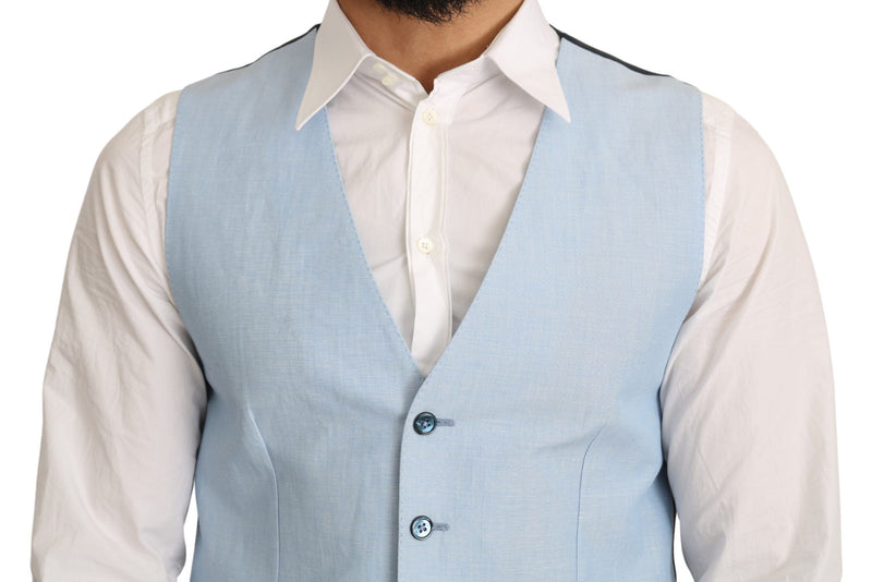 Elegante chaleco formal de hombres Azure