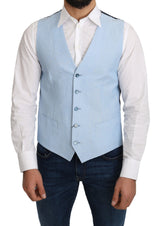 Elegante chaleco formal de hombres Azure