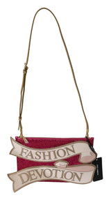 Borsa glamour rosa scintillante cleo scintillante