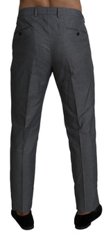 Eleganti pantaloni in vestito grigio grigio