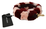 Bordeaux Pink Fur Scolater Luxury Accessoire