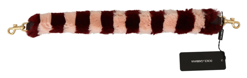 Bordeaux Pink Fur Scolater Luxury Accessoire