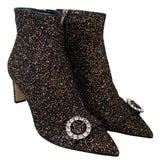 Amethyst Mix Hanover Bottes aux paillettes à talons