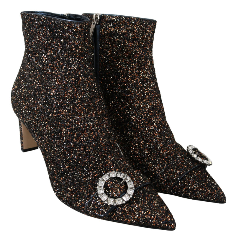 Amethyst Mix Hannover Heeled Glitter Stiefel