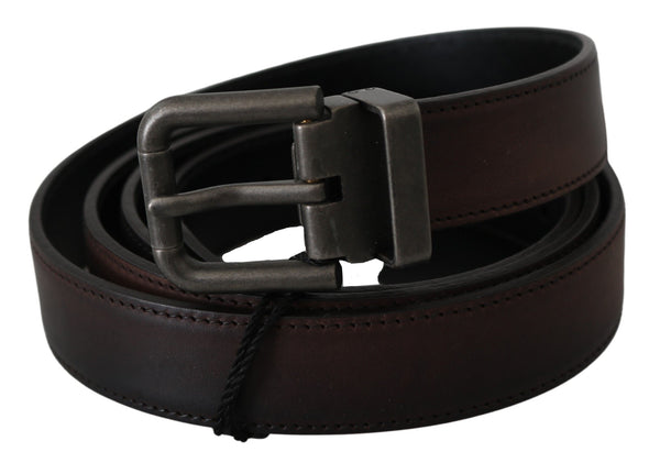 Ceinture en cuir élégante en marron classique