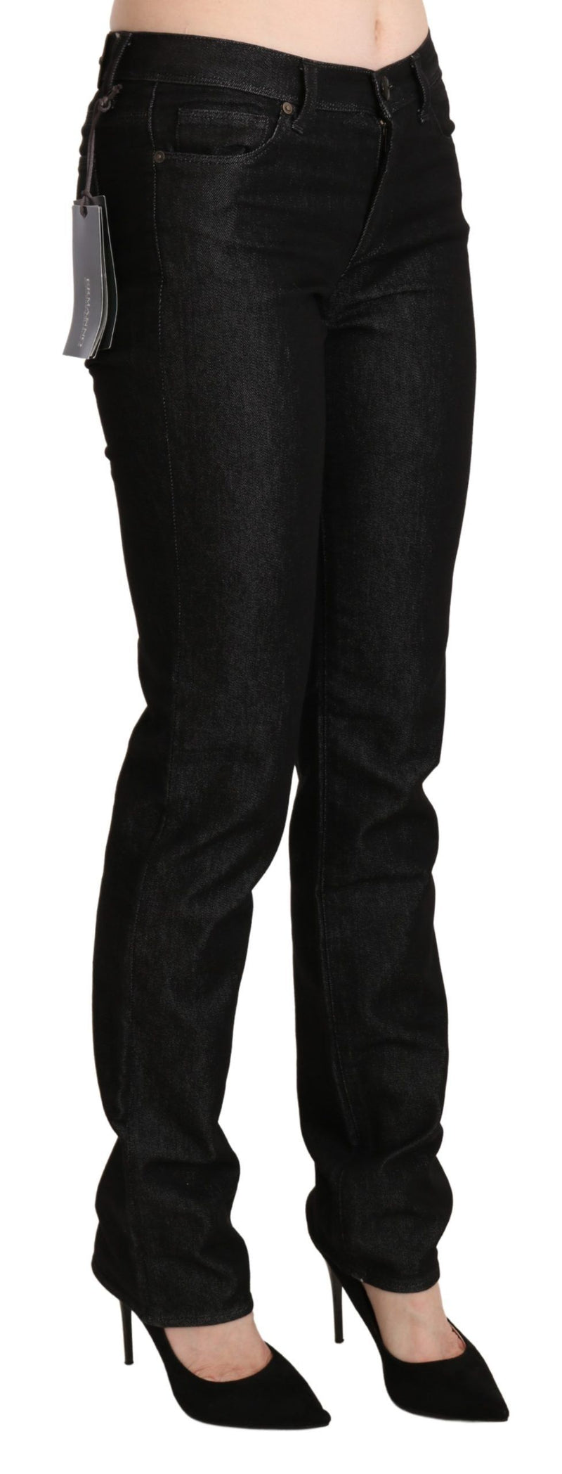 Chic Black Mid Meda Skinny Jeans