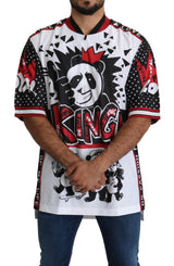 TEE CHARY WHITE KING PANDA PANDA PLIPPER COLAR