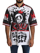 TEE CHARY WHITE KING PANDA PANDA PLIPPER COLAR