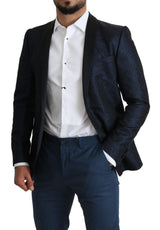 Blazer élégant Martini Blue Slim Fit