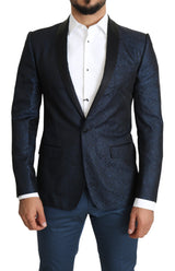 Elegante Blazer Martini Blue Slim Fit