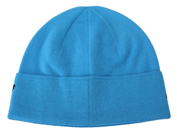 Chic unisex μαλλί beanie με λεπτομέρειες λογότυπου