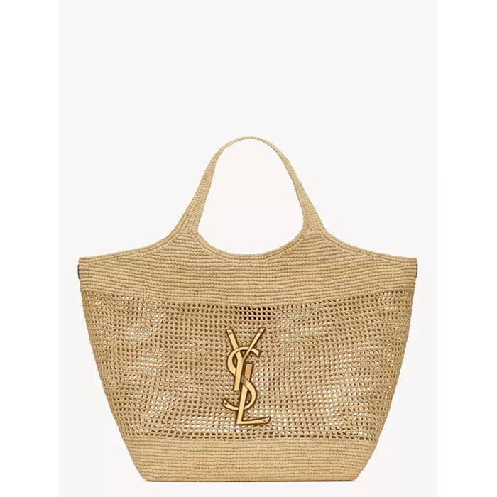 Icare Maxi Tote Bag in Raffia