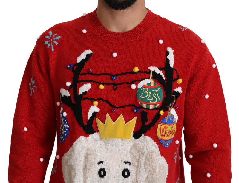 Eleganter Weihnachtskaschmirpullover