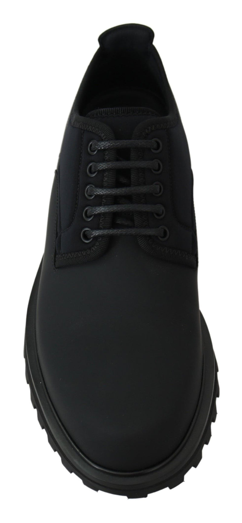 Eleganti scarpe Derby di vitello nero