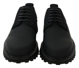 Eleganti scarpe Derby di vitello nero