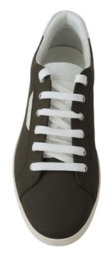 Sneaker eleganti in pelle bianca bassa