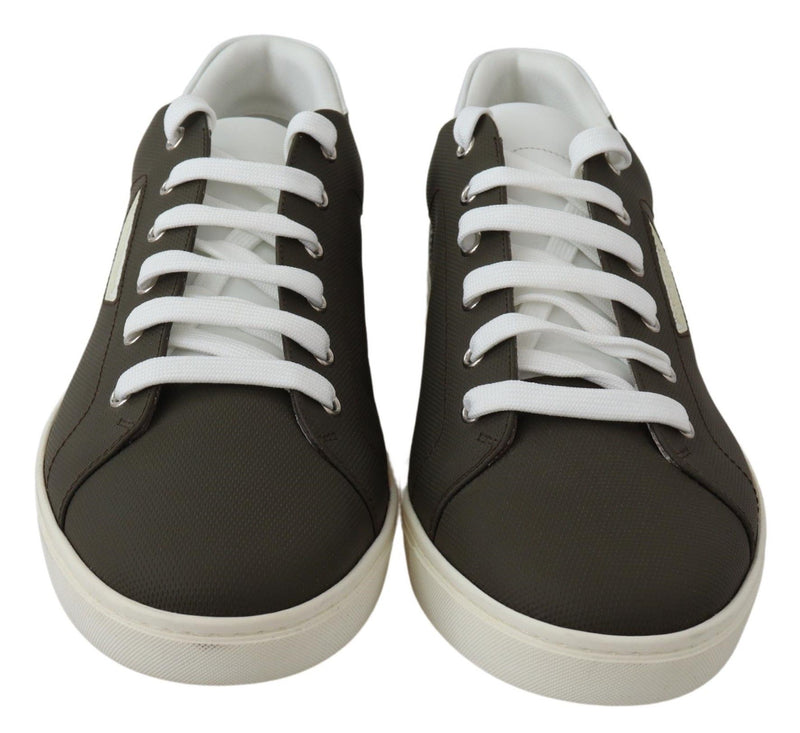 Sneaker eleganti in pelle bianca bassa