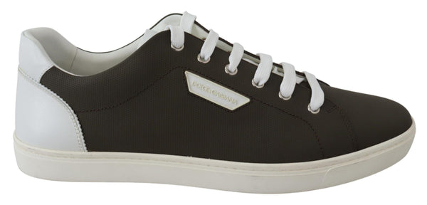 Sneaker eleganti in pelle bianca bassa