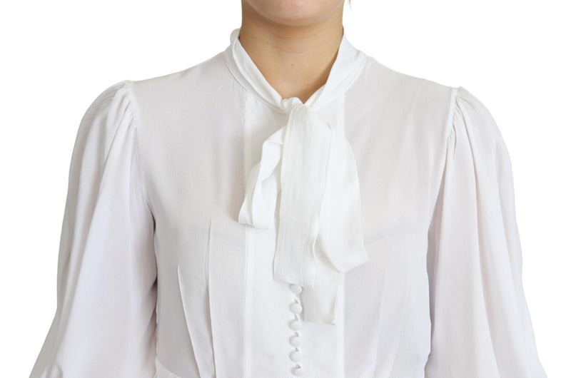 Elegante blusa viscosa blanca como la nieve