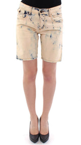 Short en coton été chic en bleu